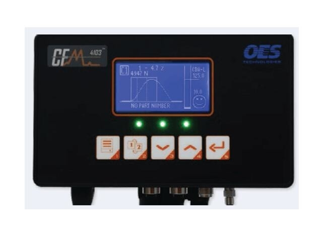2台のチャンネル ブラックの正方形の形を処理するワイヤーのためのOESのひだ力のモニター